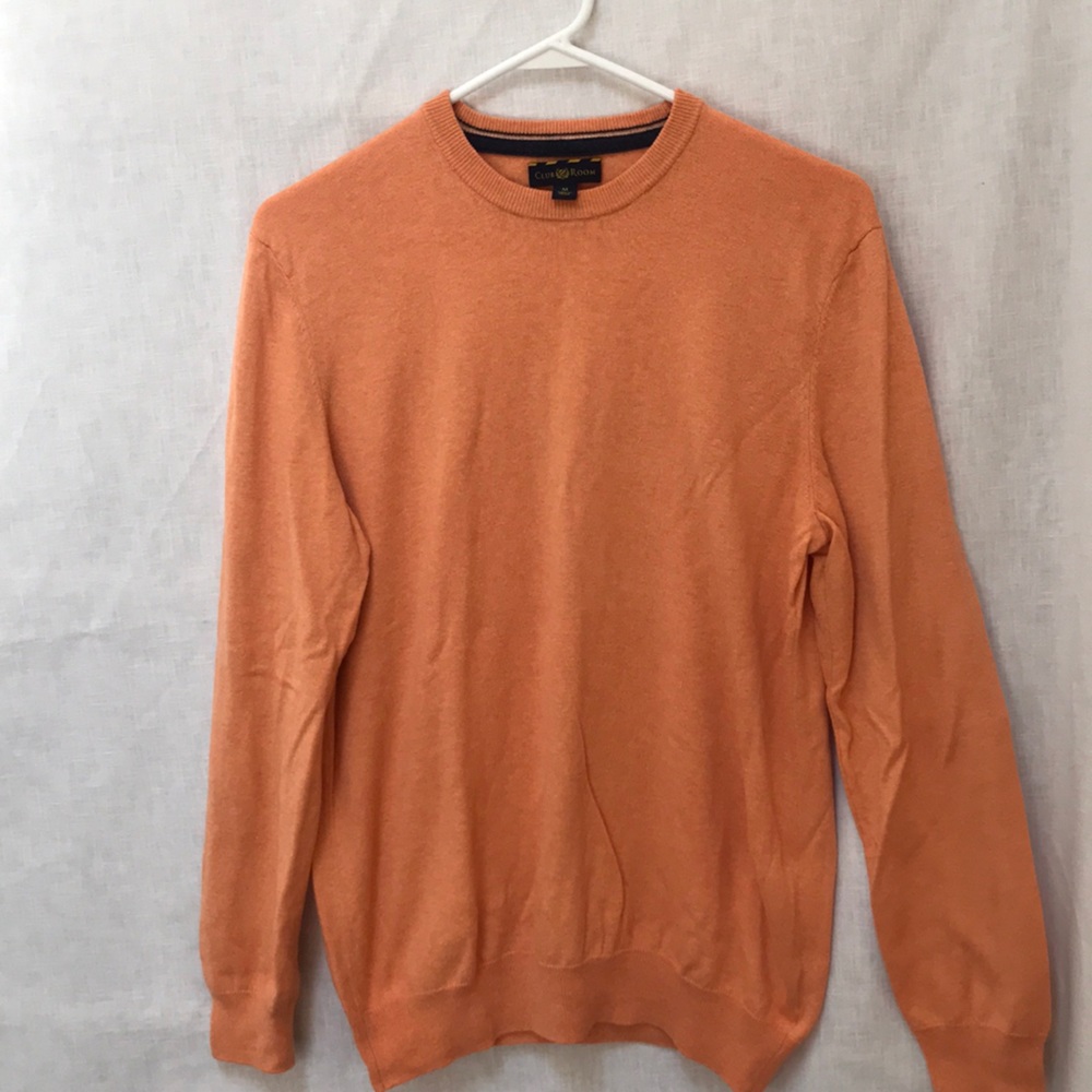 Club Room Men’s Melon Burst Cashmere Blend Sweater